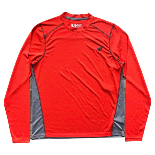 New Balance L/S Colorblock Training Dri-fit Tee